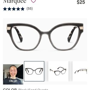 Marquee Black and Sand Women's Glasses